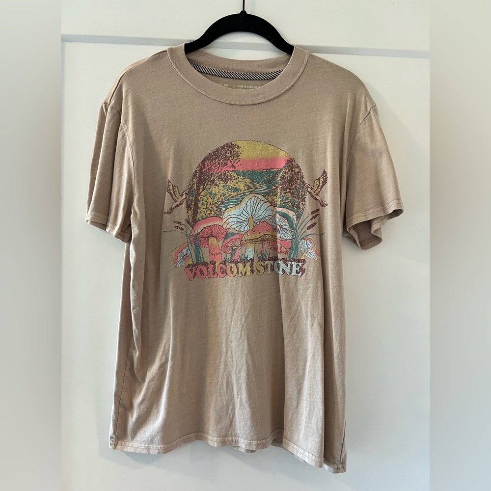 Volcom Organic Cotton Tan T-Shirt